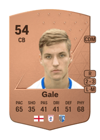 Sam Gale Common 54 OVR