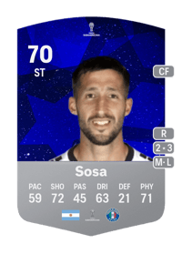 Gonzalo Sosa CONMEBOL Sudamericana 70 OVR