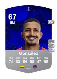 Wilmar González CONMEBOL Sudamericana 67 OVR