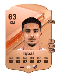 Zidane Iqbal Rare 63 OVR