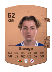 Charlie Savage Common 62 OVR