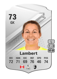 Gabrielle Lambert Rare 73 OVR