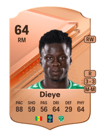 El Hadji Dieye Rare 64 OVR