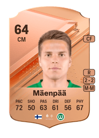 Niilo Mäenpää Rare 64 OVR