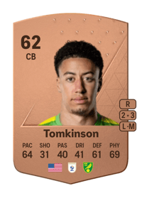 Jonathan Tomkinson Common 62 OVR