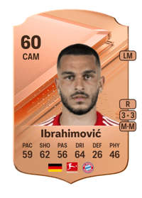 Arijon Ibrahimović Rare 60 OVR