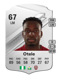 Philip Otele Rare 67 OVR