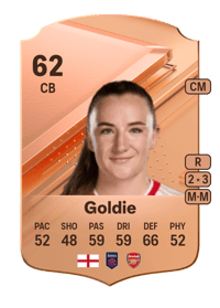 Teyah Goldie Rare 62 OVR