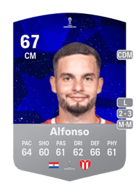 Matías Alfonso CONMEBOL Sudamericana 67 OVR
