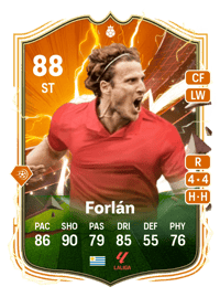 Diego Forlán UT Heroes 88 OVR