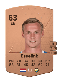 Bert Esselink Common 63 OVR