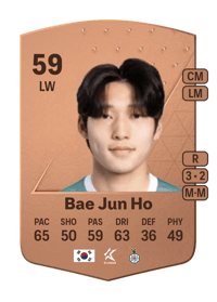 Bae Jun Ho Common 59 OVR
