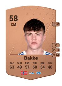 Johan Bakke Common 58 OVR