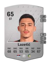 Marko Lazetić Common 65 OVR