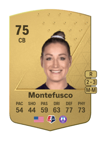 Megan Montefusco Common 75 OVR