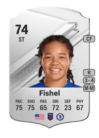 Mia Fishel Rare 74 OVR