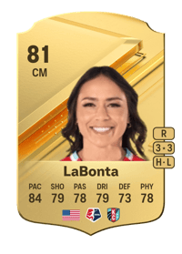 Lo'eau LaBonta Rare 81 OVR