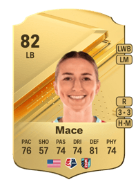 Hailie Mace Rare 82 OVR