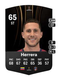 Santiago Herrera CONMEBOL Libertadores 65 OVR