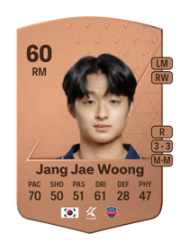 Jang Jae Woong Common 60 OVR