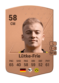 Dennis Lütke-Frie Common 58 OVR