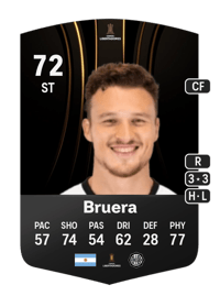 Facundo Bruera CONMEBOL Libertadores 72 OVR