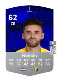 Fernando Román CONMEBOL Sudamericana 62 OVR