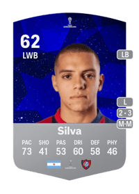 Tomás Silva CONMEBOL Sudamericana 62 OVR