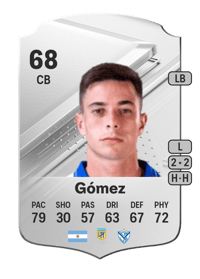 Valentín Gómez Rare 68 OVR