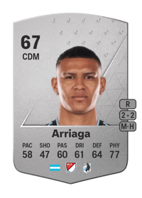 Kervin Arriaga Common 67 OVR