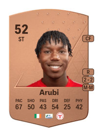 Gbemi Arubi Common 52 OVR