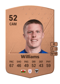 Morgan Williams Common 52 OVR