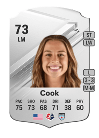 Ava Cook Rare 73 OVR