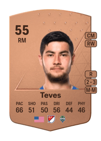 Dylan Teves Common 55 OVR