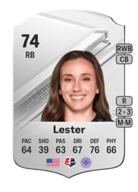 Julia Lester Rare 74 OVR