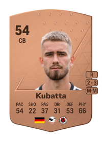 David Kubatta Common 54 OVR