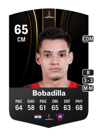 Damián Bobadilla CONMEBOL Libertadores 65 OVR
