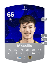 Brian Mansilla CONMEBOL Sudamericana 66 OVR
