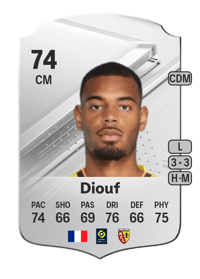 Andy Diouf Rare 74 OVR