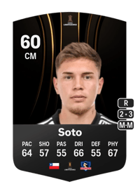 Lucas Soto CONMEBOL Libertadores 60 OVR