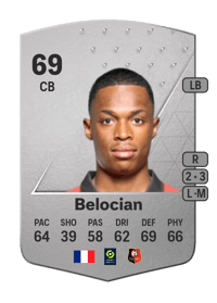 Jeanuël Belocian Common 69 OVR