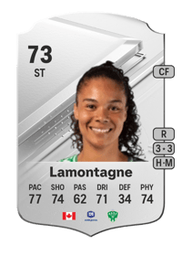 Alexandria Lamontagne Rare 73 OVR