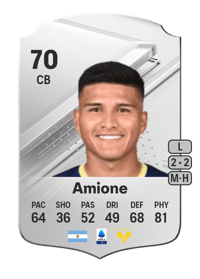 Bruno Amione Rare 70 OVR