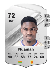 Ernest Nuamah Rare 72 OVR