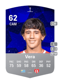 Agustín Vera CONMEBOL Sudamericana 62 OVR
