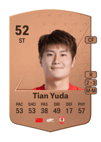 Tian Yuda Common 52 OVR