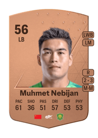 Muhmet Nebijan Common 56 OVR
