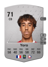 Leny Yoro Common 71 OVR