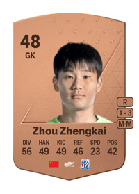 Zhou Zhengkai Common 48 OVR