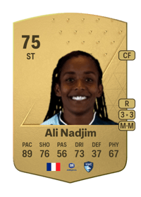 Nadjma Ali Nadjim Common 75 OVR